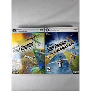 Microsoft Flight Simulator X Deluxe Edition Acceleration Expansion PC 2006